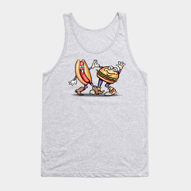 Junk Food Tank Top by Kevin Middleton